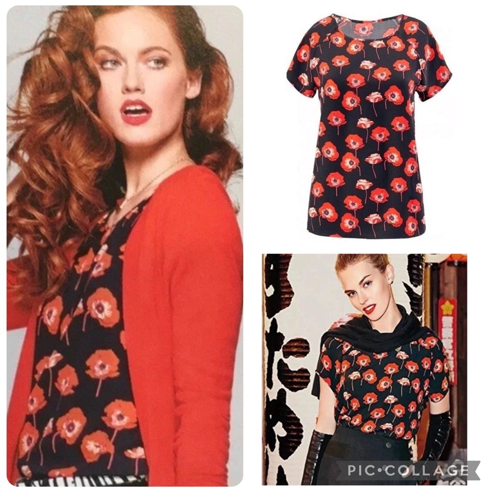 Cabi Flanders Poppy Blouse Style# 3251